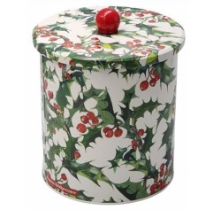 EBX2964 Christmas Holly Biscuit Barrel